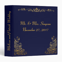 Retro Golden Elegant Stylish Wedding Album Multoma