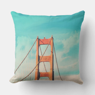 Retro Golden Gate San Francisco Buitenkussen