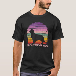 Retro Golden Retriever Mama Grafisch Golden Retrie T-shirt