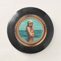 Retro Golden Stylish Portret Photo-display