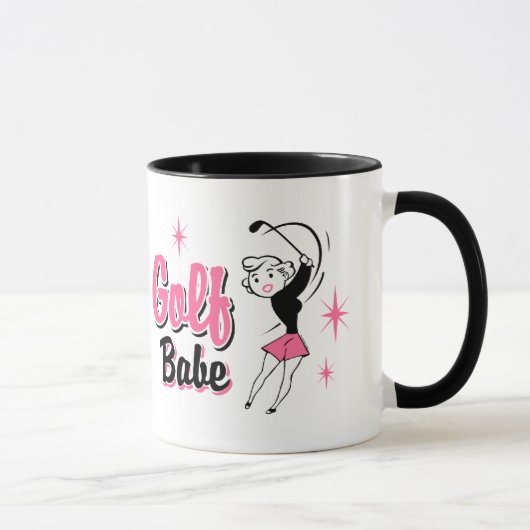 Retro Golf Babe Mok (Rechts)