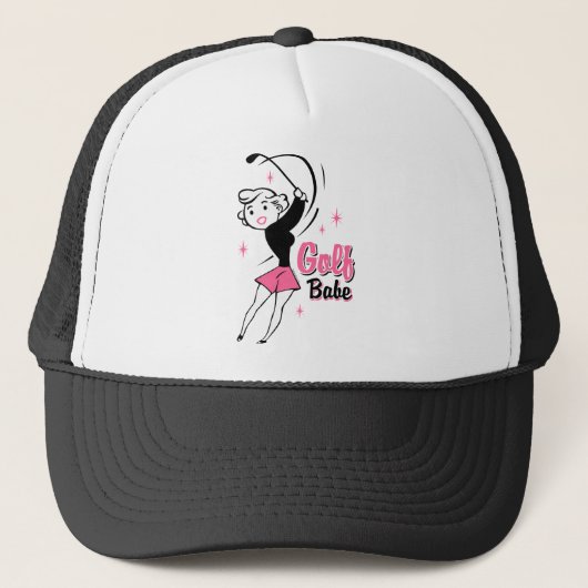 Retro Golf Babe Pet (Voorkant)