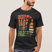 RETRO GOLF BESTE DAD VAN PAR T-SHIRT (Voorkant)