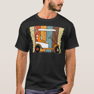 Retro  Golf Cart. 60's Golfer Golfer Golf T-shirt