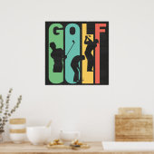 Retro Golf Poster (Keuken)