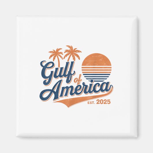 Retro  Golf van Amerika 2025 Amerikaanse FLA Magneet (Voorkant)