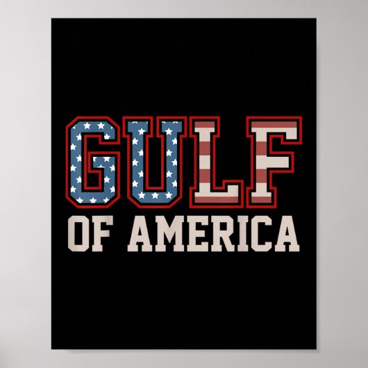 Retro  Golf van Amerika 2025 Amerikaanse FLA Poster (Voorkant)