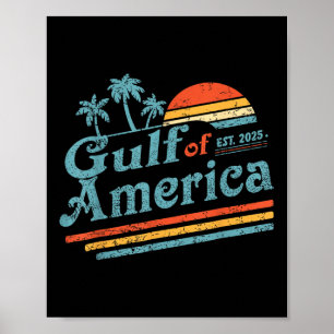 Retro Golf van Amerika 2025 Amerikaanse FLA Poster