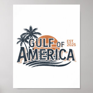 Retro Golf van Amerika 2025 Amerikaanse FLA Poster
