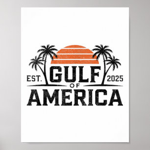 Retro Golf van Amerika 2025 Amerikaanse FLA Poster