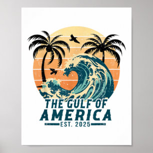 Retro Golf van Amerika 2025 Amerikaanse FLA Poster