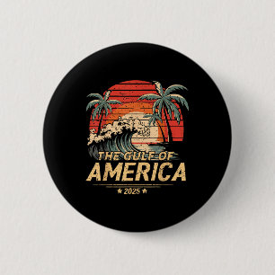 Retro Golf van Amerika 2025 Amerikaanse FLA Ronde Button 5,7 Cm