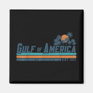 Retro Golf van Amerika 2025 Amerikaanse vlag Golf Magneet