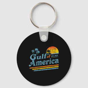 Retro Golf van Amerika 2025 Amerikaanse vlag Golf Sleutelhanger