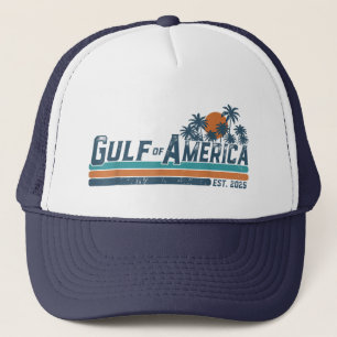 Retro Golf Van Amerika 2025 Amerikaanse Vlag Golf  Trucker Pet