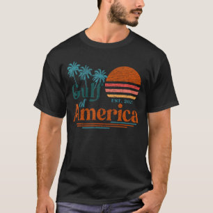 Retro Golf van de VS 2025 Amerikaanse vlag Mexico T-shirt