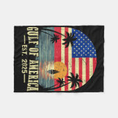 Retro Golf van de VS Amerika EST 2025 Amerikaanse Fleece Deken (Voorkant (Horizontaal))