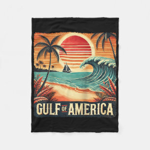 Retro Golf van de VS Amerika EST 2025 Amerikaanse Fleece Deken