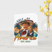 Retro Golf van de VS Amerika EST 2025 Amerikaanse Kaart (Gele Bloem)