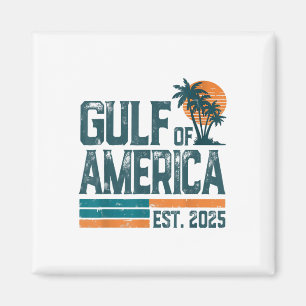 Retro Golf van de VS Amerika EST 2025 Amerikaanse  Magneet