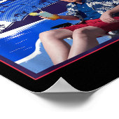 Retro Golf van de VS Amerika EST 2025 Amerikaanse  Poster (Hoek)