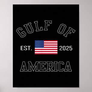 Retro Golf van de VS Amerika EST 2025 Amerikaanse Poster