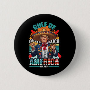 Retro Golf van de VS Amerika EST 2025 Amerikaanse Ronde Button 5,7 Cm