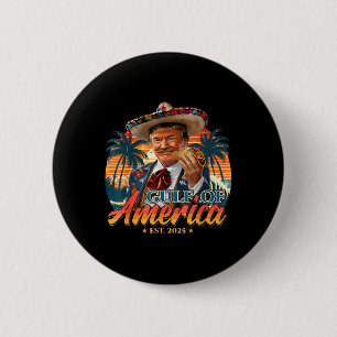 Retro Golf van de VS Amerika EST 2025 Amerikaanse Ronde Button 5,7 Cm
