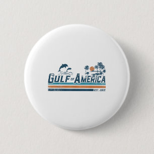 Retro Golf van de VS Amerika EST 2025 Amerikaanse  Ronde Button 5,7 Cm