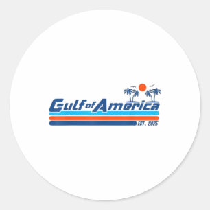 Retro Golf van de VS Amerika EST 2025 Amerikaanse Ronde Sticker