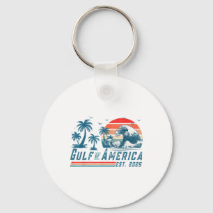 Retro Golf van de VS Amerika EST 2025 Amerikaanse Sleutelhanger