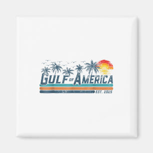 Retro Golf van de VS Amerika EST 2025 Golf Mexico Magneet