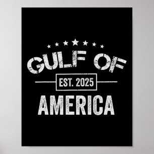 Retro Golf van de VS Amerika EST 2025 Golf Mexico Poster