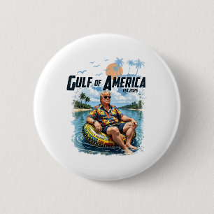 Retro Golf Van Usa Amerika 2025 Amerikaanse Vlag G Ronde Button 5,7 Cm