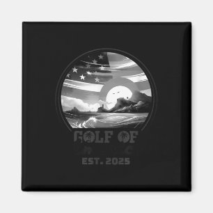 Retro Golf van Verenigde Staten 2025 Amerikaanse v Magneet