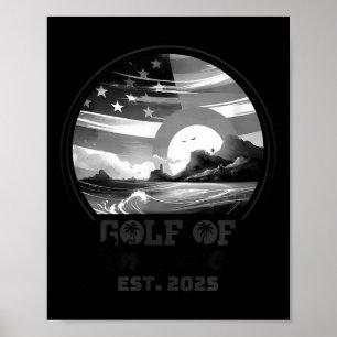Retro Golf van Verenigde Staten 2025 Amerikaanse v Poster