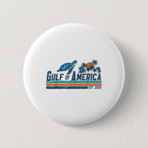 Retro Golf van Verenigde Staten Amerika EST 2025 T Ronde Button 5,7 Cm