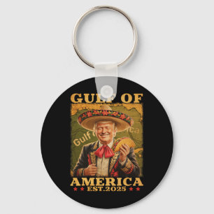 Retro Golf van Verenigde Staten Mexico Grappig Tru Sleutelhanger