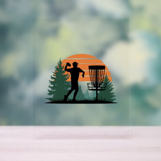 Retro  golfdisc spelen acryl bord (Neutraal)