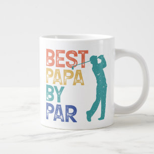 Retro Golfer - beste papieren van pas Extra Grote Beker