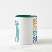 Retro Golfer - beste papieren van pas Mok (Midden)