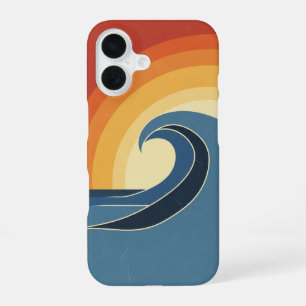 Retro golfkruin iPhone 16 hoesje