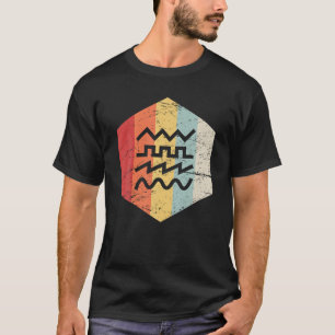 Retro golfvormen Synth T Shirt T Shirt