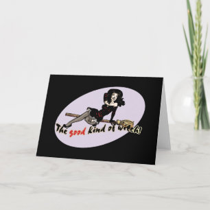 Retro Good Sind Witch Kaart