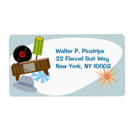 Retro Goods Fun Fifties Household Kitsch Etiket