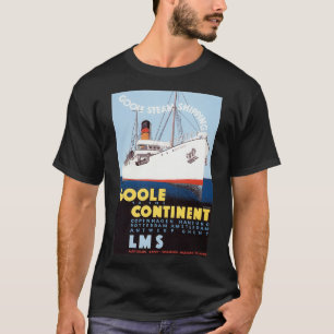 retro Goole naar het Continent T-shirt