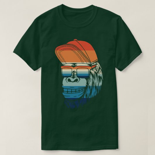 Retro Gorilla T-shirt (Design voorkant)