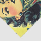 Retro Goth Pin-up Tissuepapier (Detail)