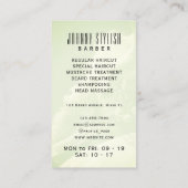 Retro  gouden logo visitekaartje (Achterkant)