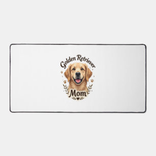 Retro Gouden Retriever Moeder Hond Liefhebber Typo Bureaumat